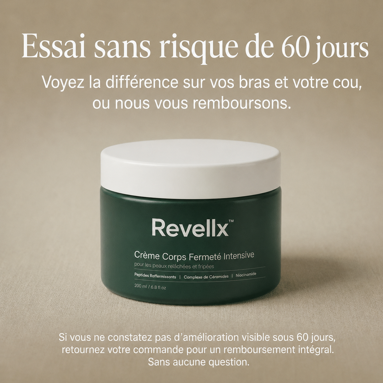 Revellx™ | Crème corporelle raffermissante intense