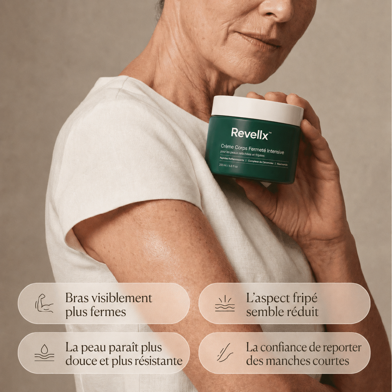 Revellx™ | Crème corporelle raffermissante intense